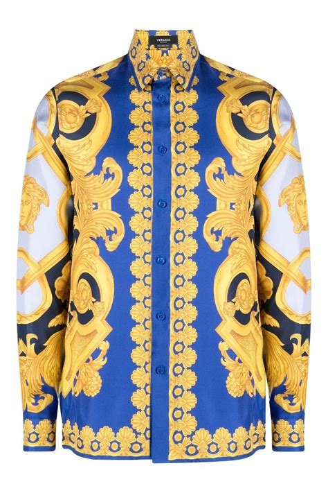 francobollo versace|versace barocco silk shirt.